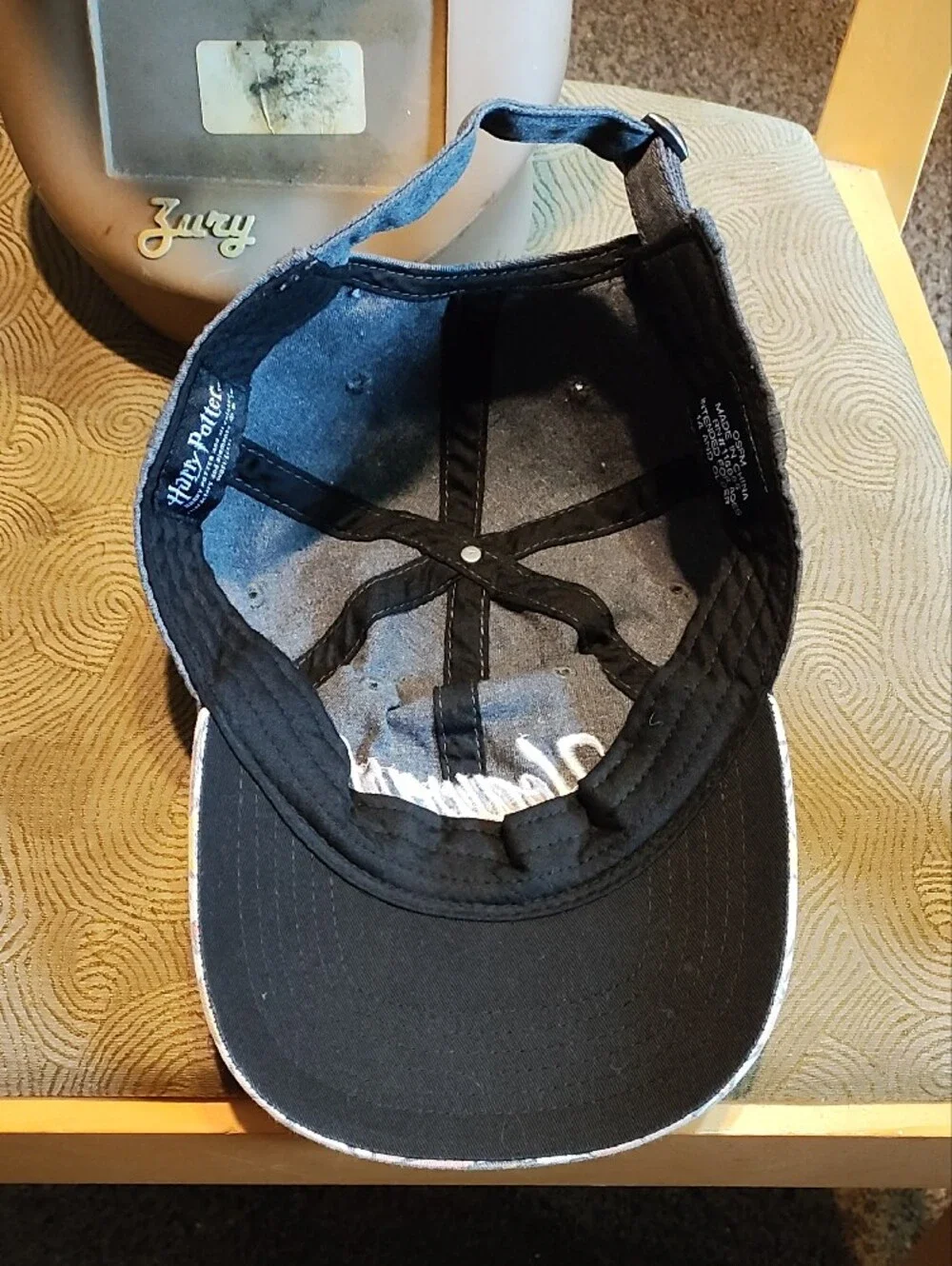 Hogwarts Children's Cap with Character Print Visor - Gray Denim